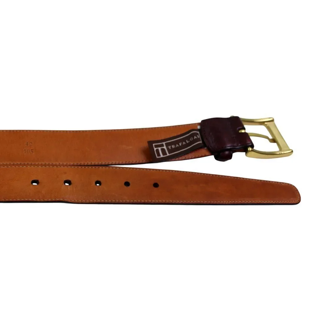 Trafalgar BROWN GENUINE LEATHER 1 1/8